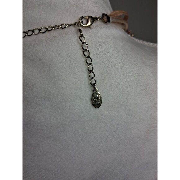 VTG Robert Rose Beaded Chocker Necklace Boho Y2K Business Casual Fashion AK12 - Picture 3 of 3